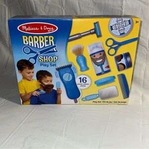 Melissa & Doug Blue Barber Shop Set